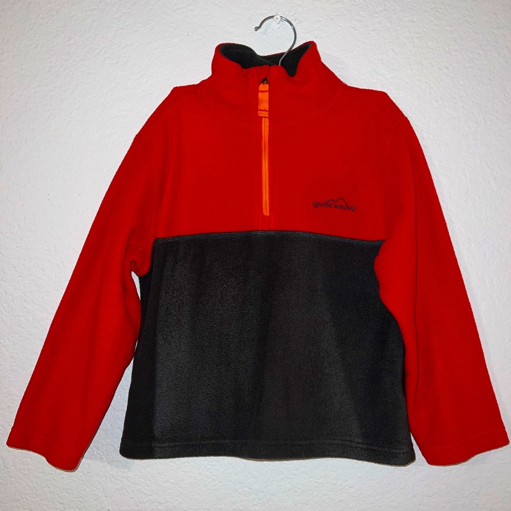 Eddie Bauer zip up jacket red XS extra small